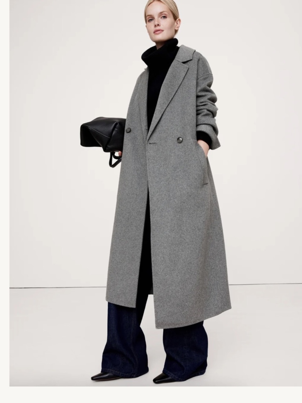 DOUBLE-FACED WRAP COAT
